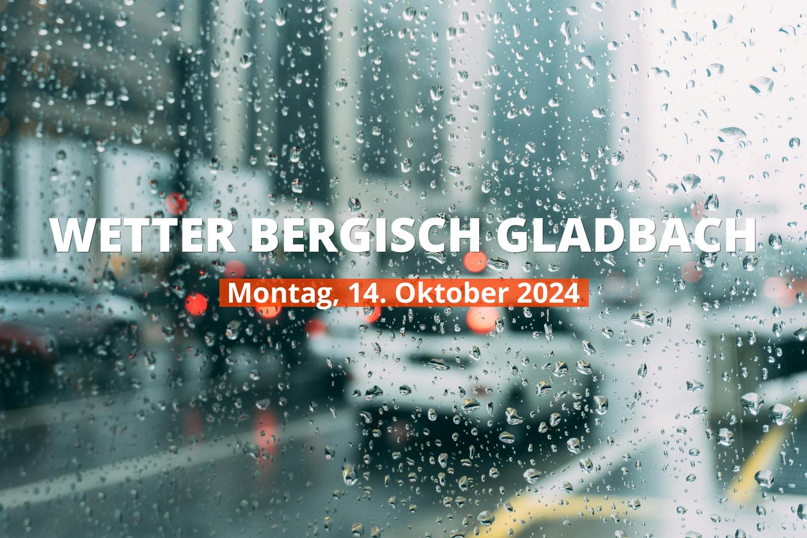 Wettervorhersage für Bergisch Gladbach heute, 14.10.2024: Regen