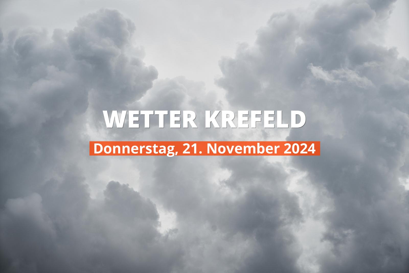 Wettervorhersage für Krefeld heute, 21.11.2024: bewölkt