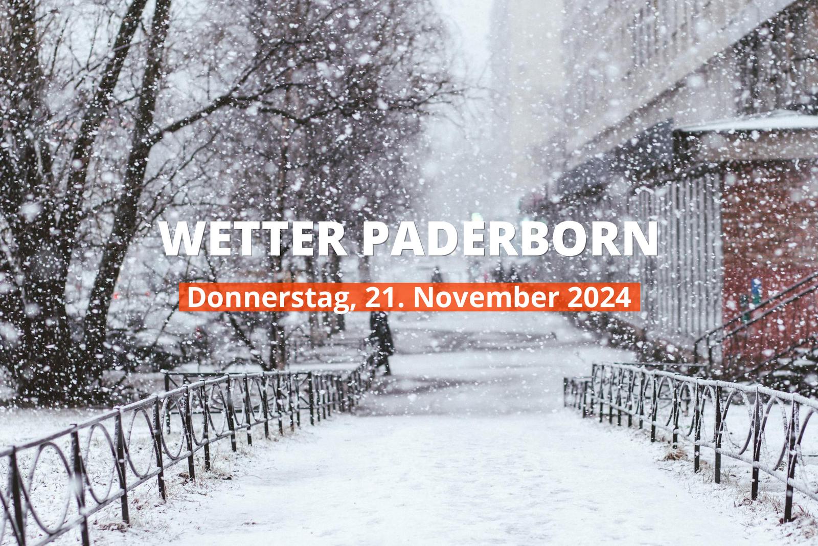 Wetter in Paderborn heute, 21.11.2024: Tagesprognose