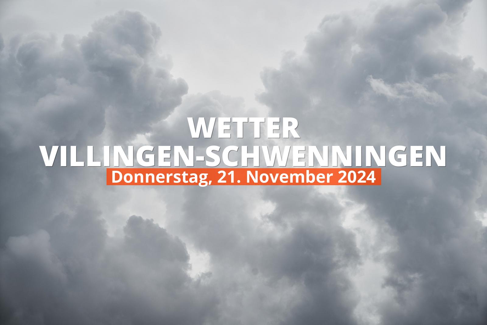 Wettervorhersage für Villingen-Schwenningen heute, 21.11.2024: bewölkt