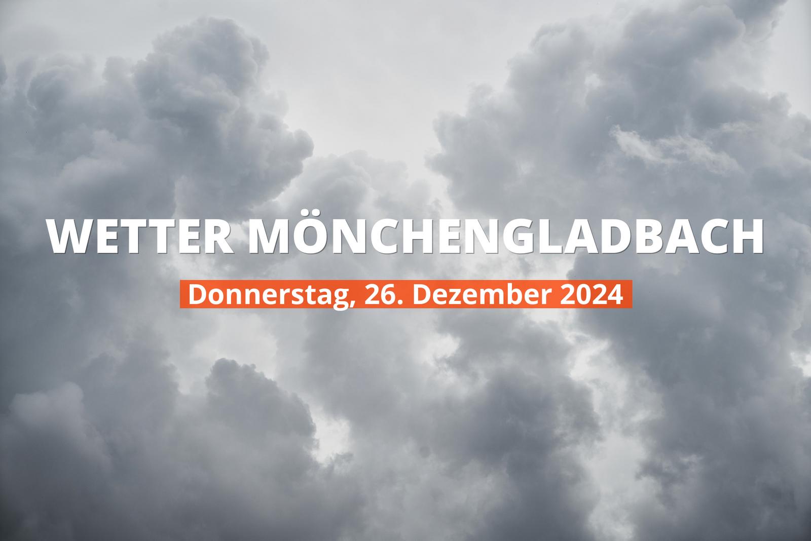 Wettervorhersage für Mönchengladbach heute, 26.12.2024: bewölkt