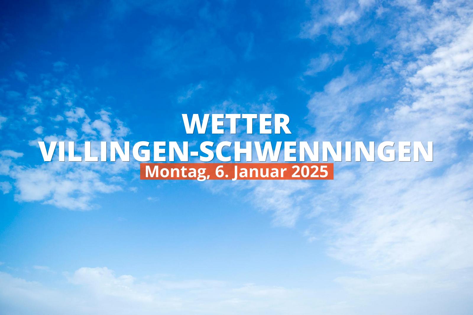 Wettervorhersage für Villingen-Schwenningen heute, 06.01.2025: teilweise bewölkt