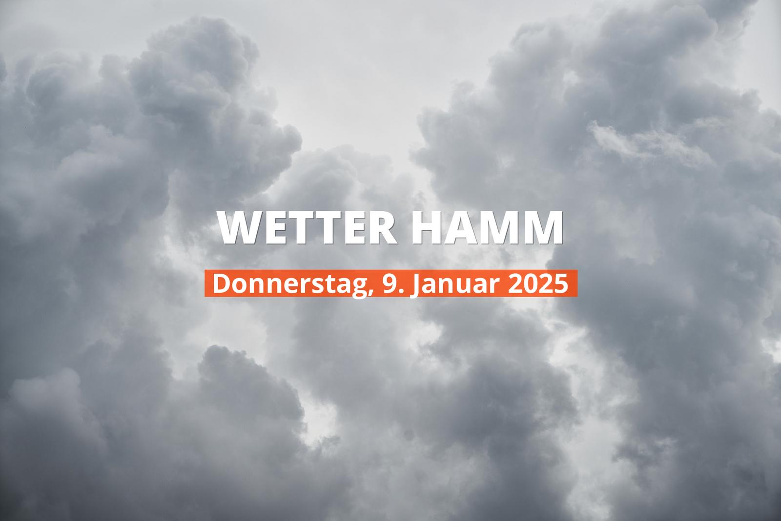 Wetter in Hamm heute, 09.01.2025: Tagesprognose