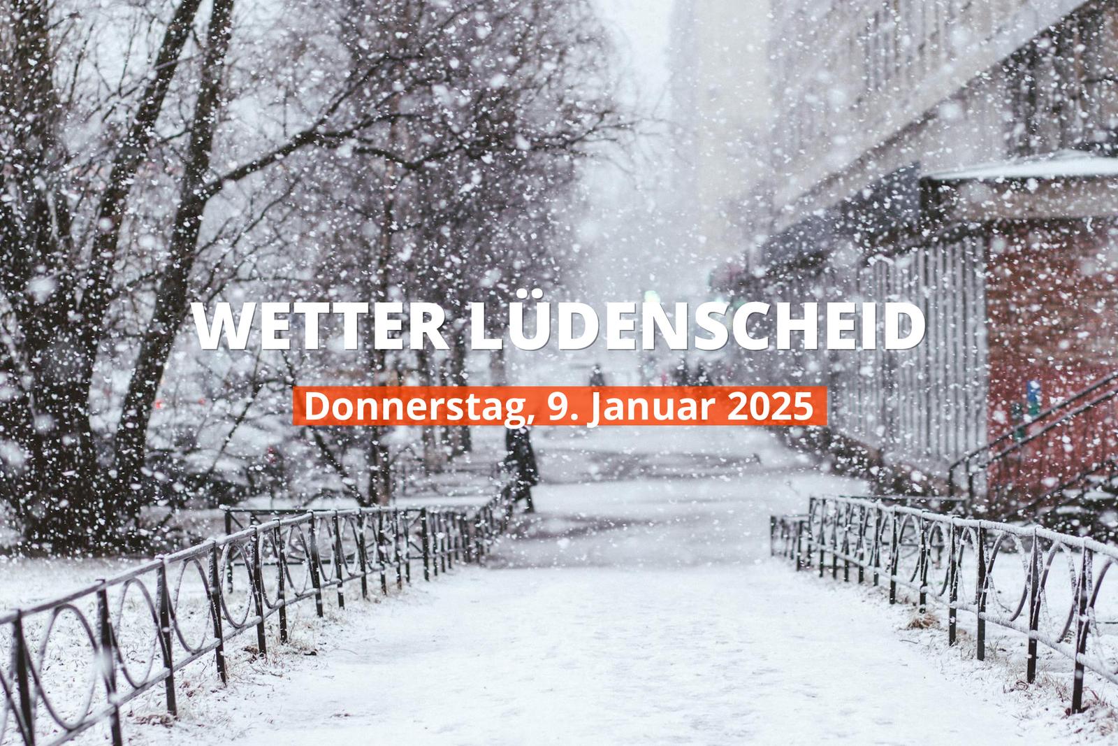 Lüdenscheid Wetter heute, Donnerstag, 09.01.2025: Aktuelle Vorhersage