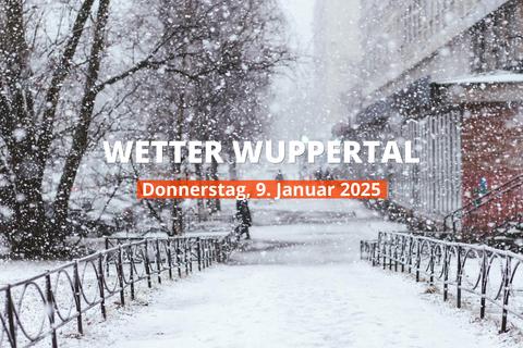 Wettervorhersage für Wuppertal heute, 09.01.2025: starker Schneefall