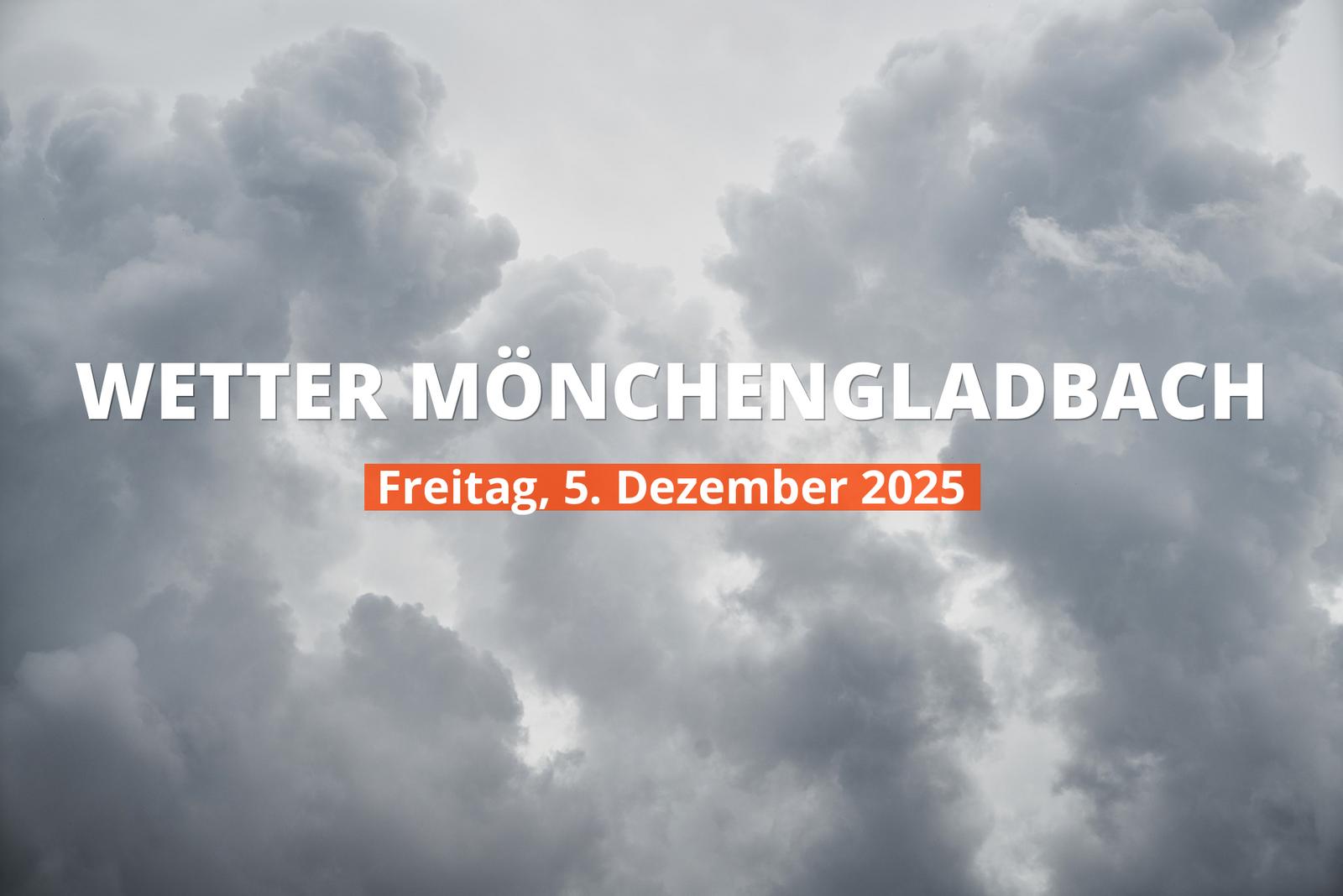 Mönchengladbach: Regnet es heute? Temperaturen und Niederschlag, 5. Dezember 2025