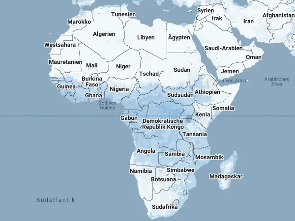 Karte: Afrika