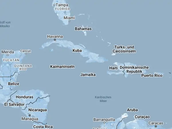 Karte Karibik