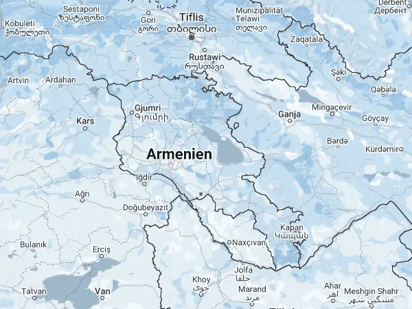 Karte Armenien