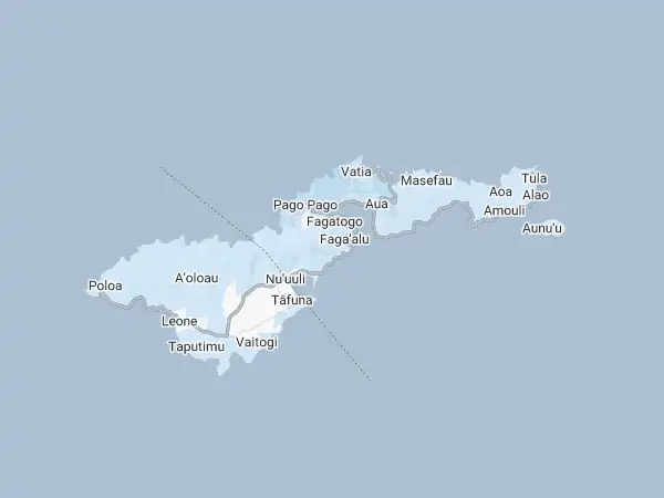 Karte: Amerikanisch-Samoa Karte: Amerikanisch-Samoa