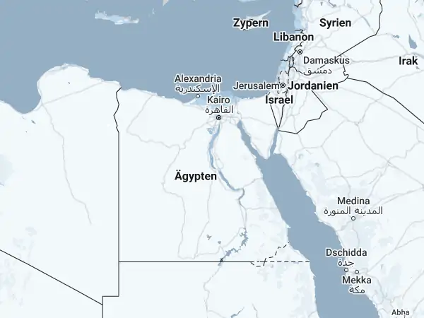 Karte Ägypten