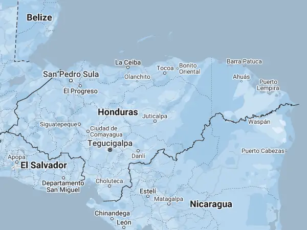Karte Honduras