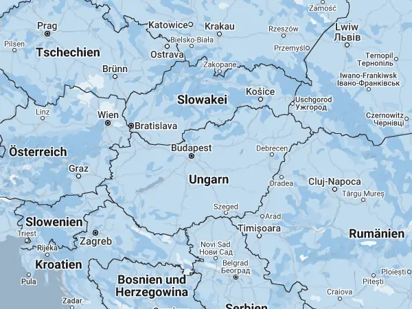 Karte: Ungarn Karte Ungarn