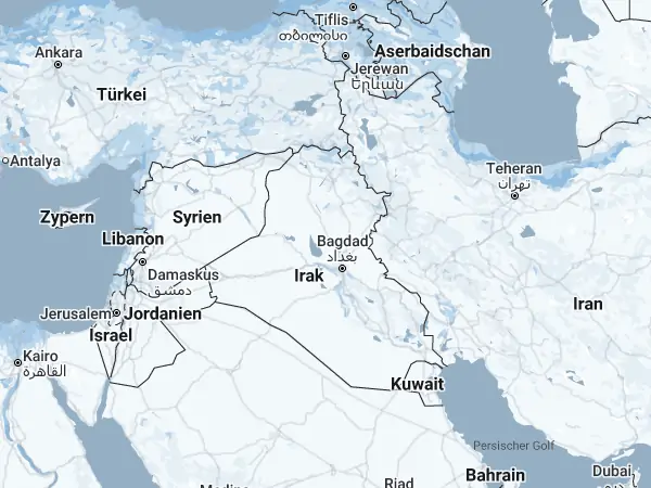 Karte Irak