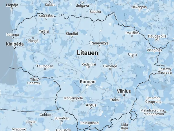 Karte Litauen