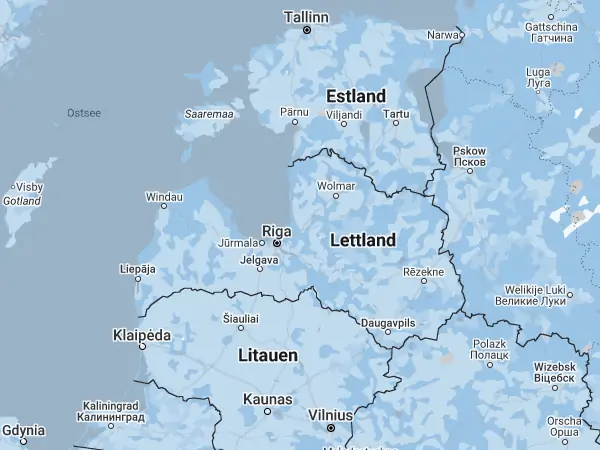 Karte Lettland