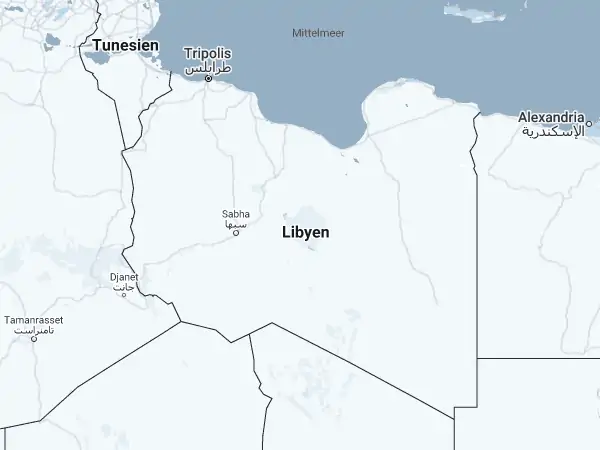 Karte: Libyen Karte Libyen