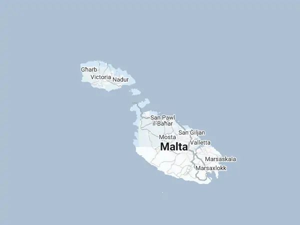Karte Malta