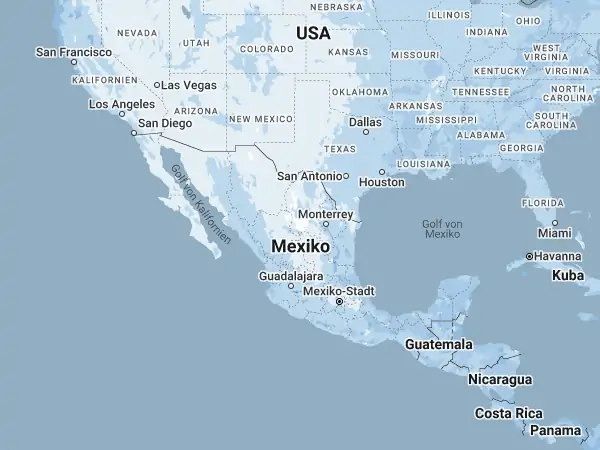Karte Mexiko