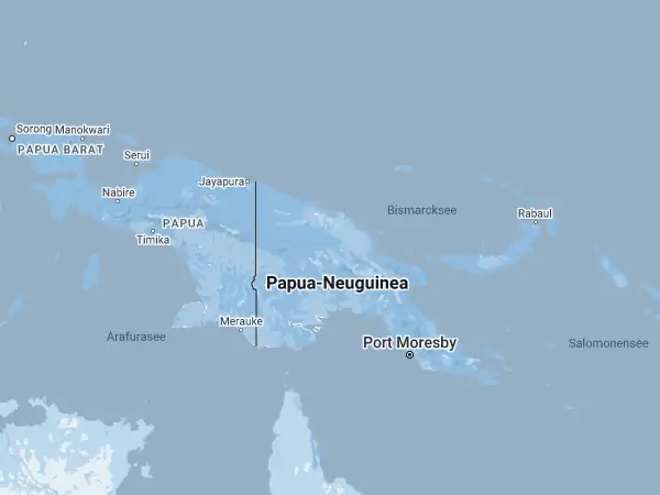 Karte Papua-Neuguinea