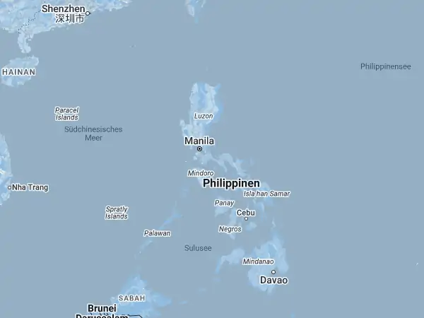 Karte Philippinen