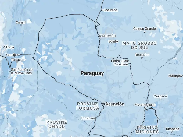 Karte: Paraguay Karte Paraguay