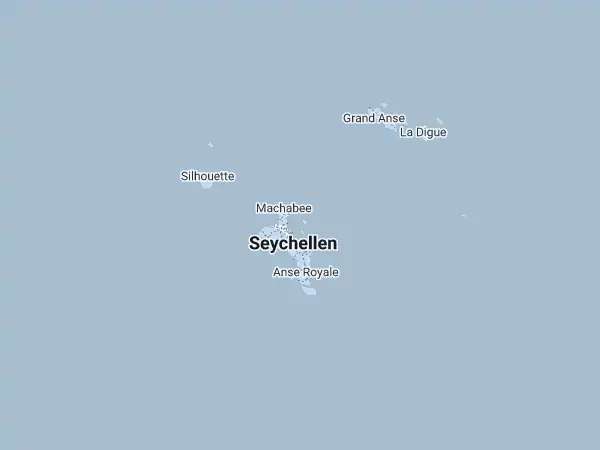 Karte Seychellen