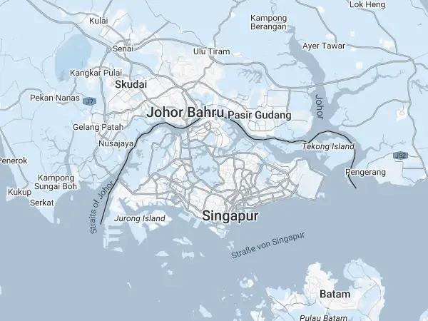 Karte: Singapur