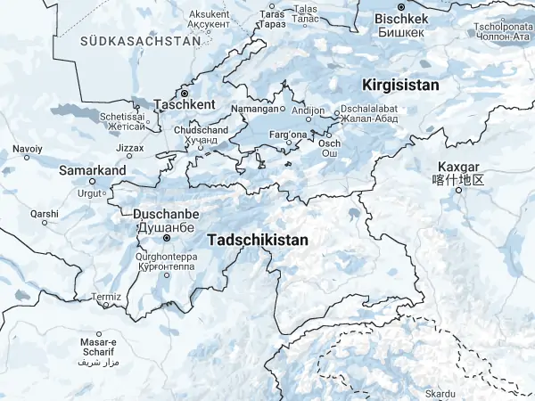 Karte Tadschikistan