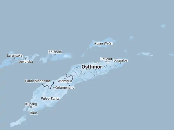 Karte: Osttimor