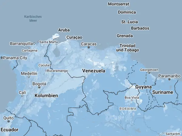 Karte Venezuela