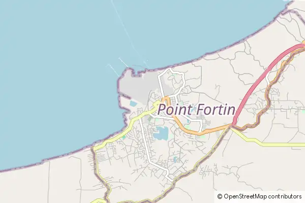 Karte Point Fortin