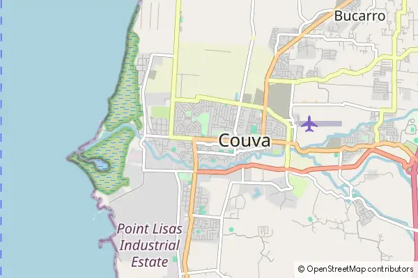 Karte Couva