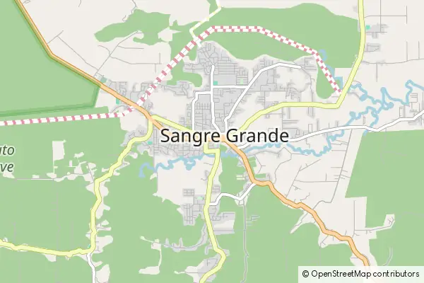Karte Sangre Grande