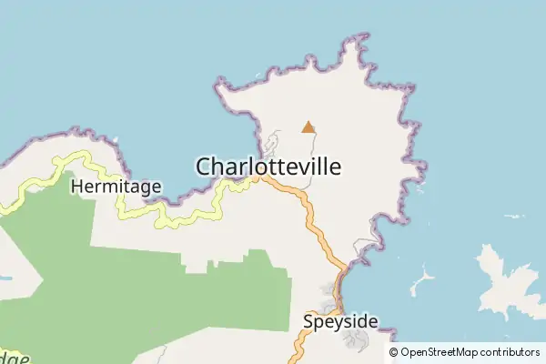 Karte Charlotteville