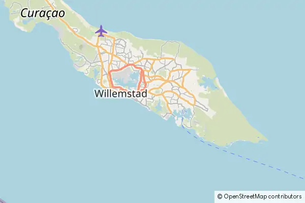 Karte: Willemstad • © OpenStreetMap contributors Karte Willemstad