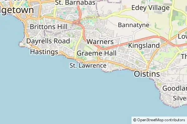 Karte St. Lawrence Gap