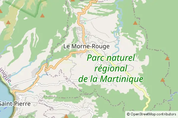 Karte Le Morne-Rouge