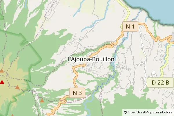 Karte L’Ajoupa-Bouillon