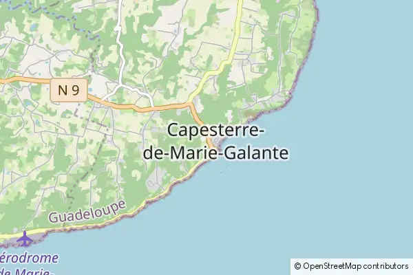 Karte Capesterre