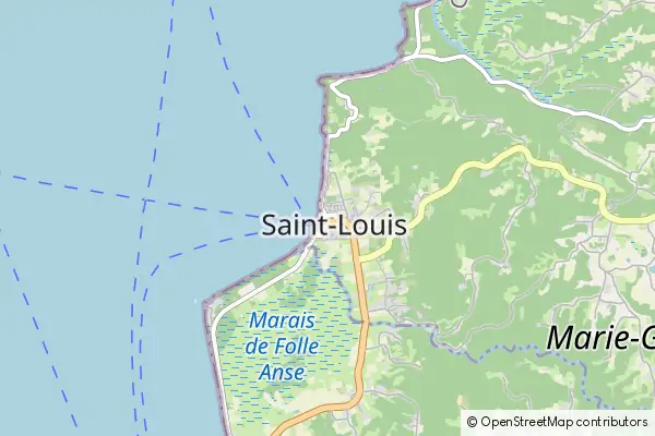 Karte Saint Louis