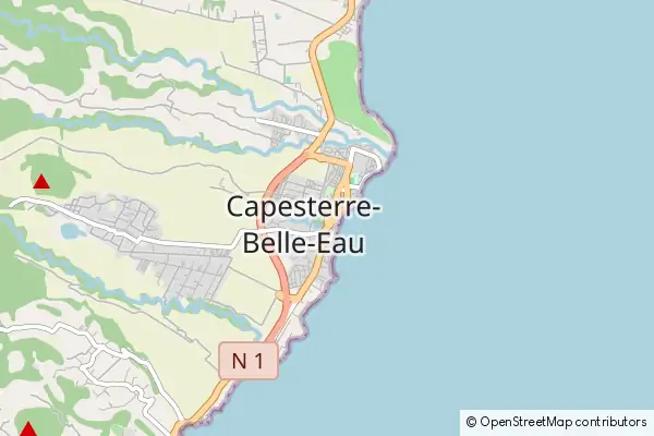 Karte Capesterre-Belle-Eau