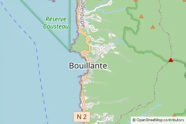 Karte Bouillante