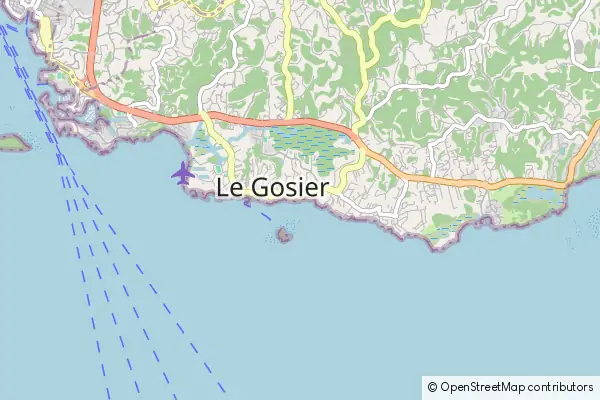 Karte Le Gosier