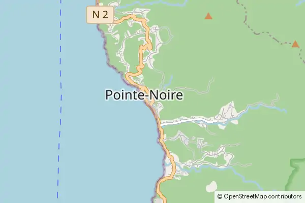 Karte Pointe-Noire