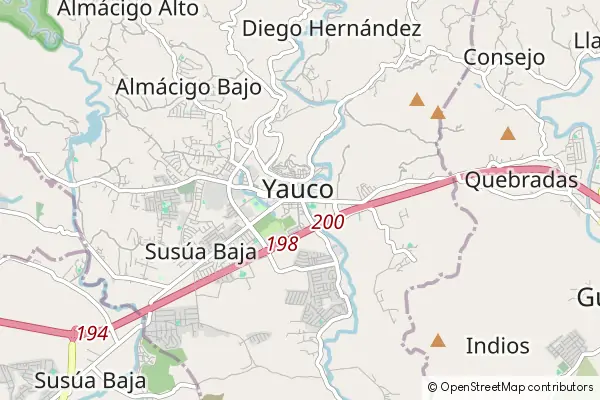 Karte Yauco