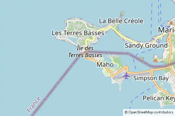 Karte: Cupecoy Bay • © OpenStreetMap contributors Karte Cupecoy Bay