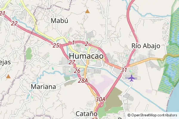 Karte Humacao