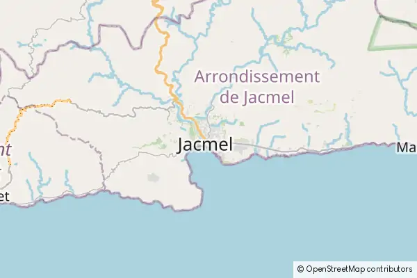 Karte Jacmel