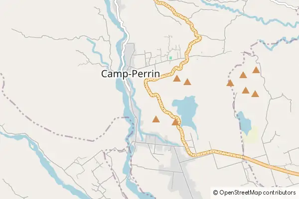 Karte Camp Perrin